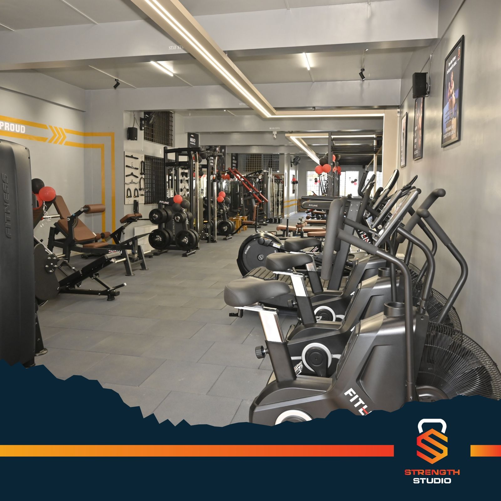 Multi-purpose versatile workout space at Strength Studio gym Belagavi Karnataka