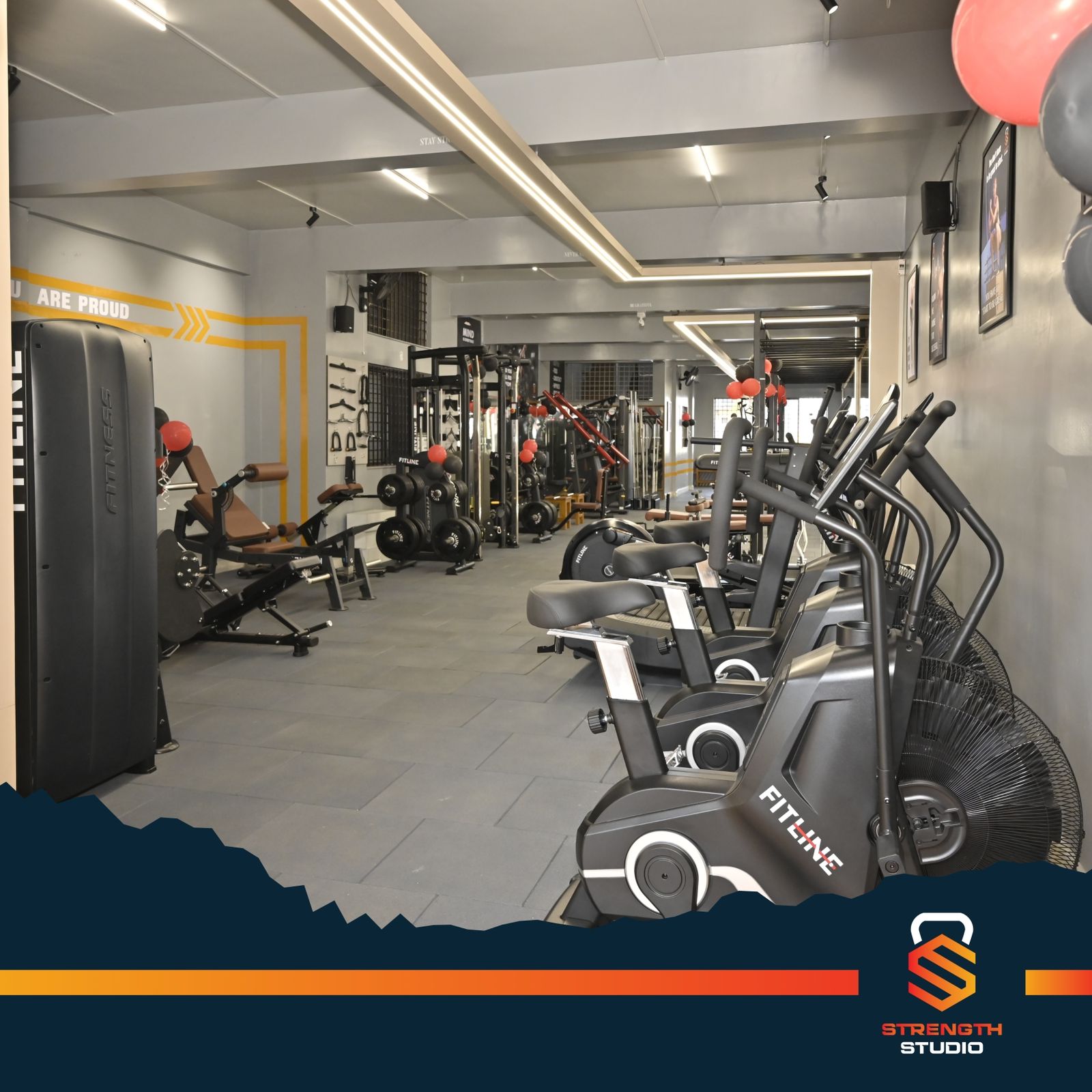 Personal and group training sessions with certified trainers at Strength Studio Belagavi